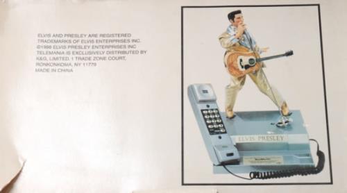 Elvis Presley Singing & Dancing Telephone - 40Th Anniversary